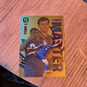 Fotbollskort top class rainbow master - En rainbow master samling av de två spelarna Barella och Pulisic. Priset kan justeras vid förfrågan 