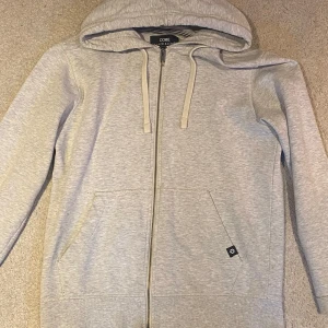 Grå Zip Up Hoodie - Använd fåtal gånger