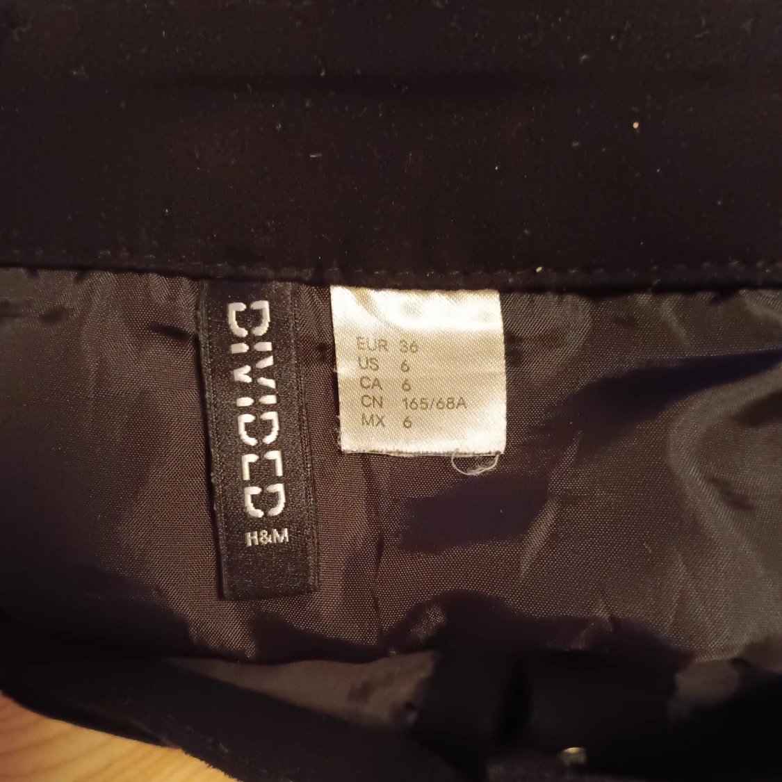 Svart mockakjol - 90