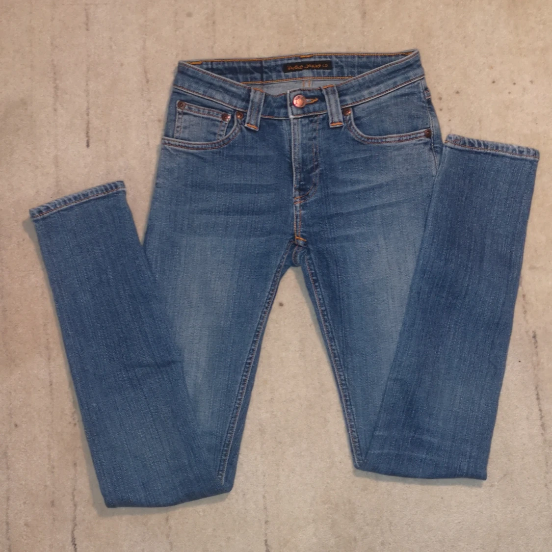 Blå jeans från Nudie Jeans