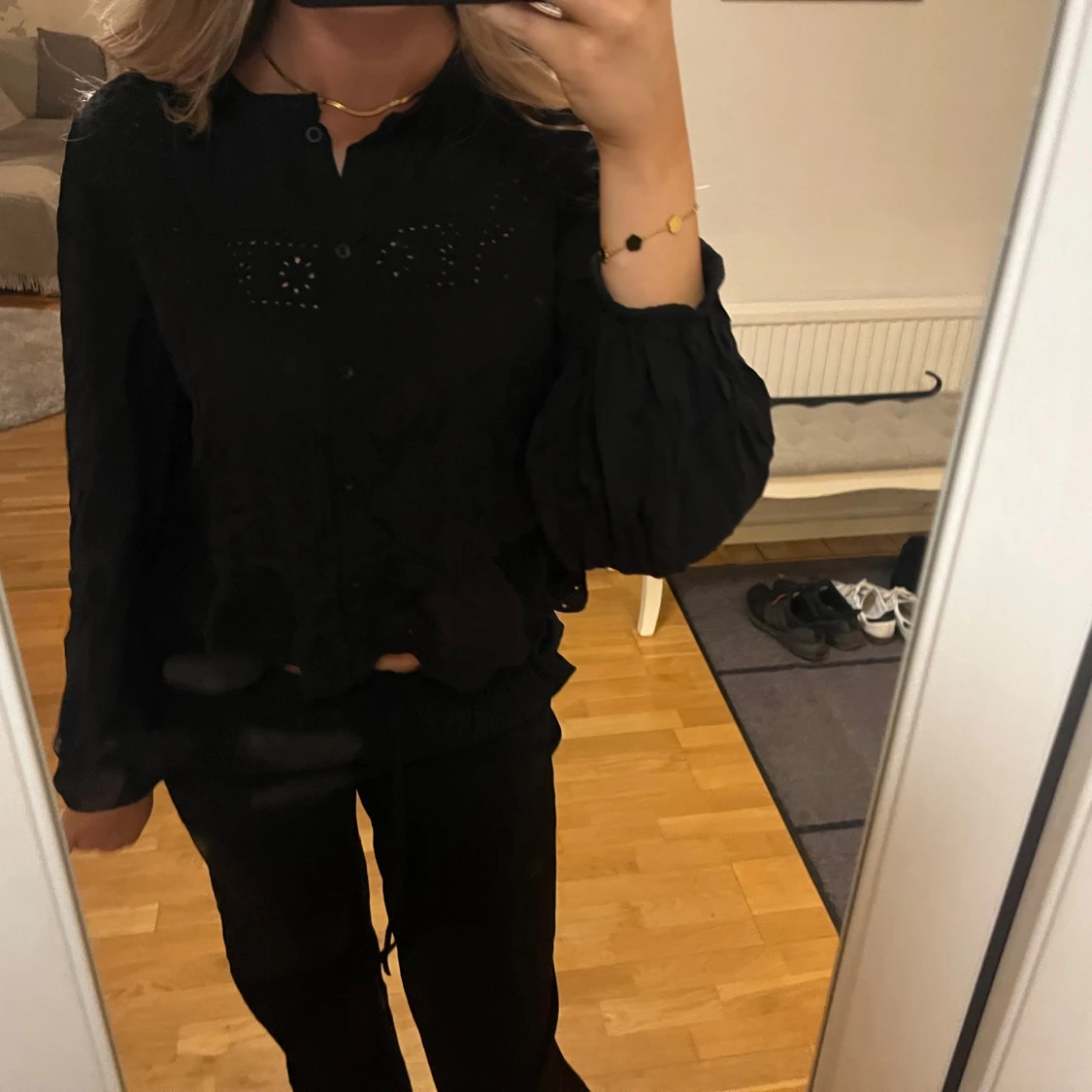 Svart Zara blus  - 90