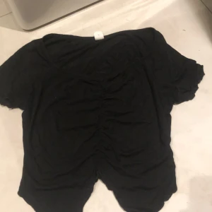 Svart topp! Från Shein - Svart ribbad topp