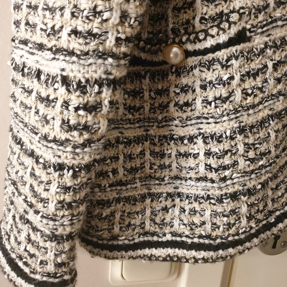 Stickad cardigan - 90