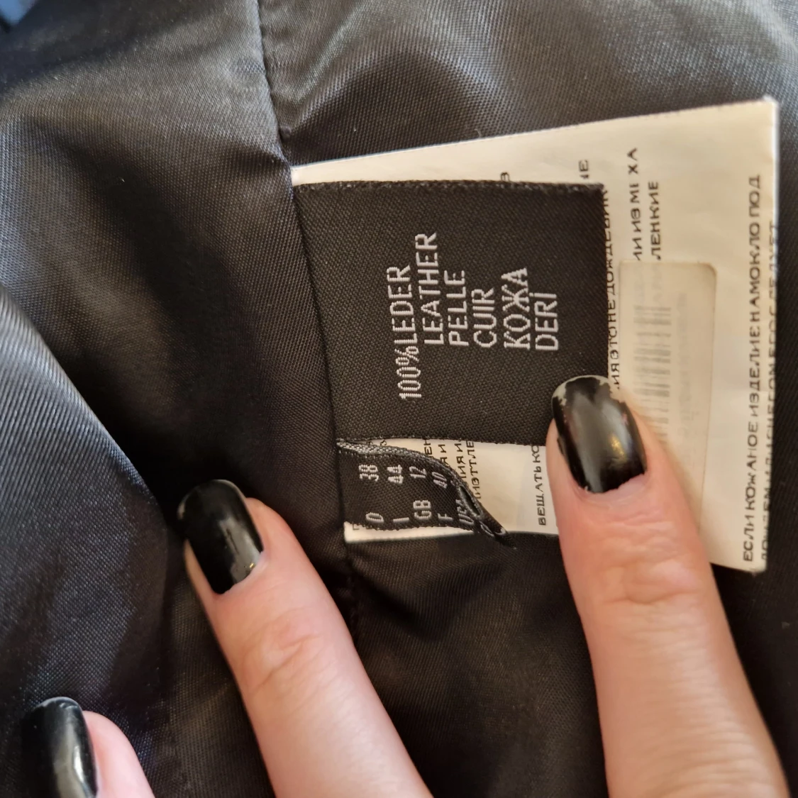 Läderjacka äkta läder - 93