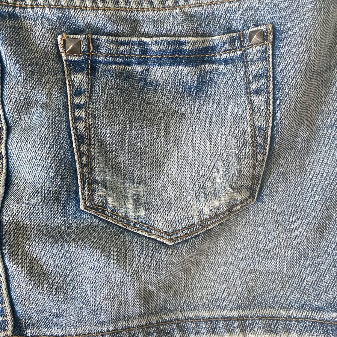 Lågmidjad minikjol denim - 91