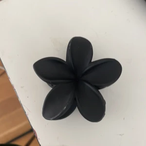 Hårklämms  - En svart blomm hårklämma. satte 50 ifrån början men buda gärna. 