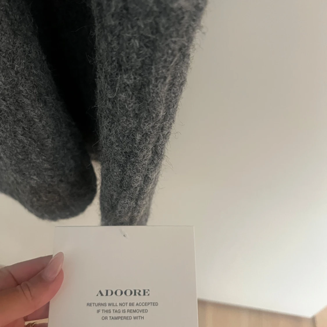 Grå långklänning från Adoore montana Strl 36! - 3