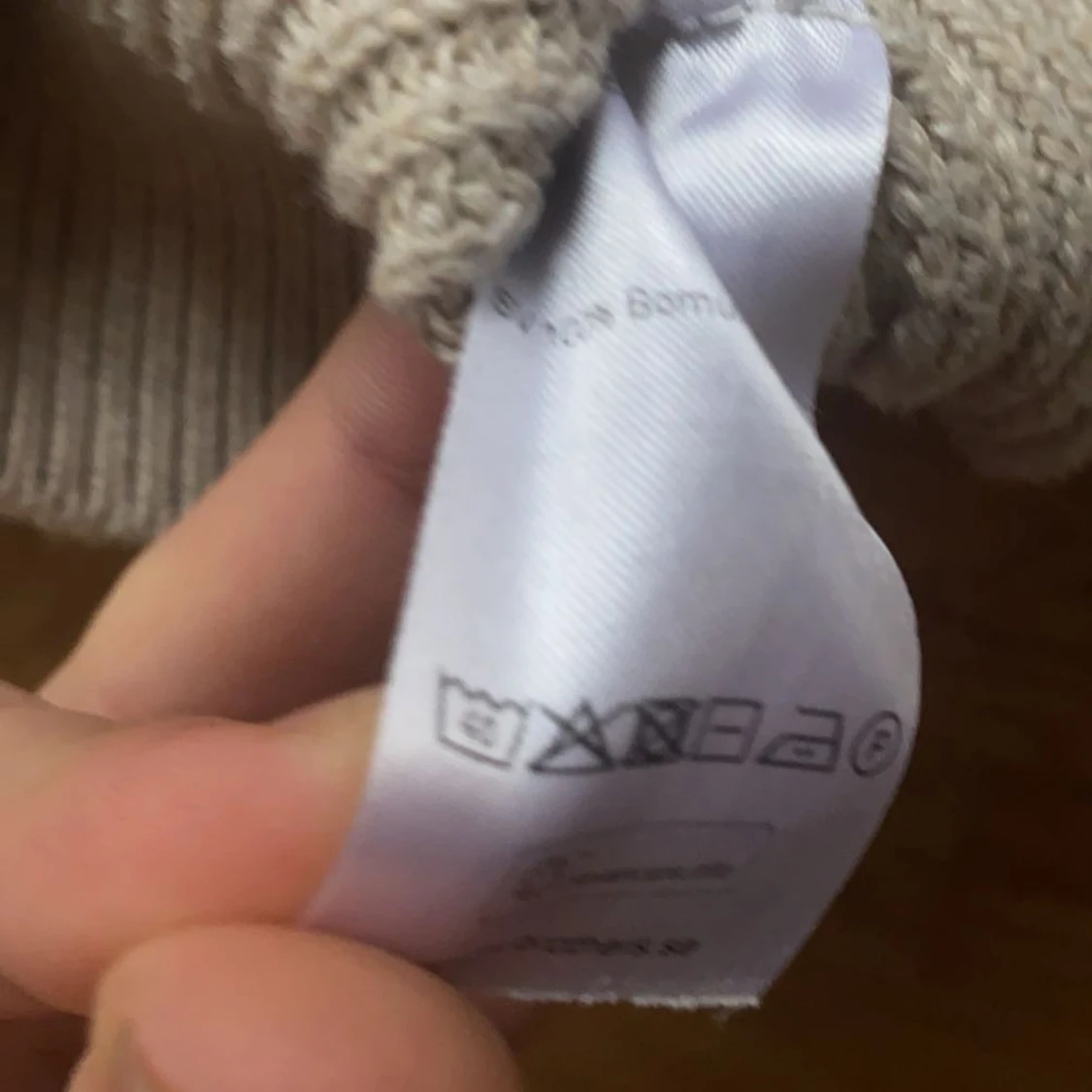 Beige ribbad tröja från East West - 3