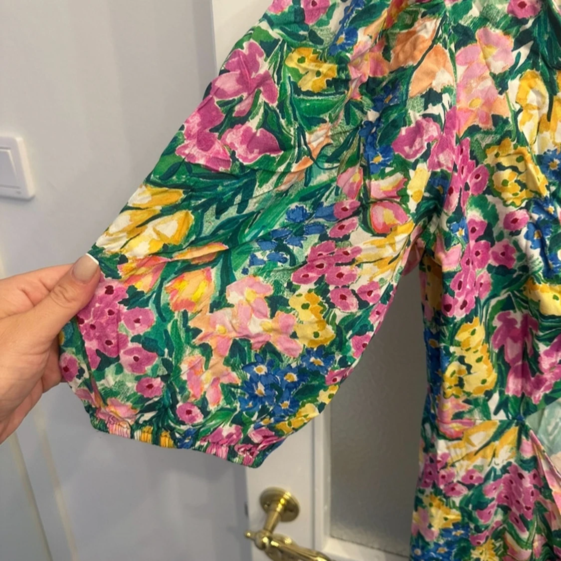 Blommig klänning från Lindex - 1