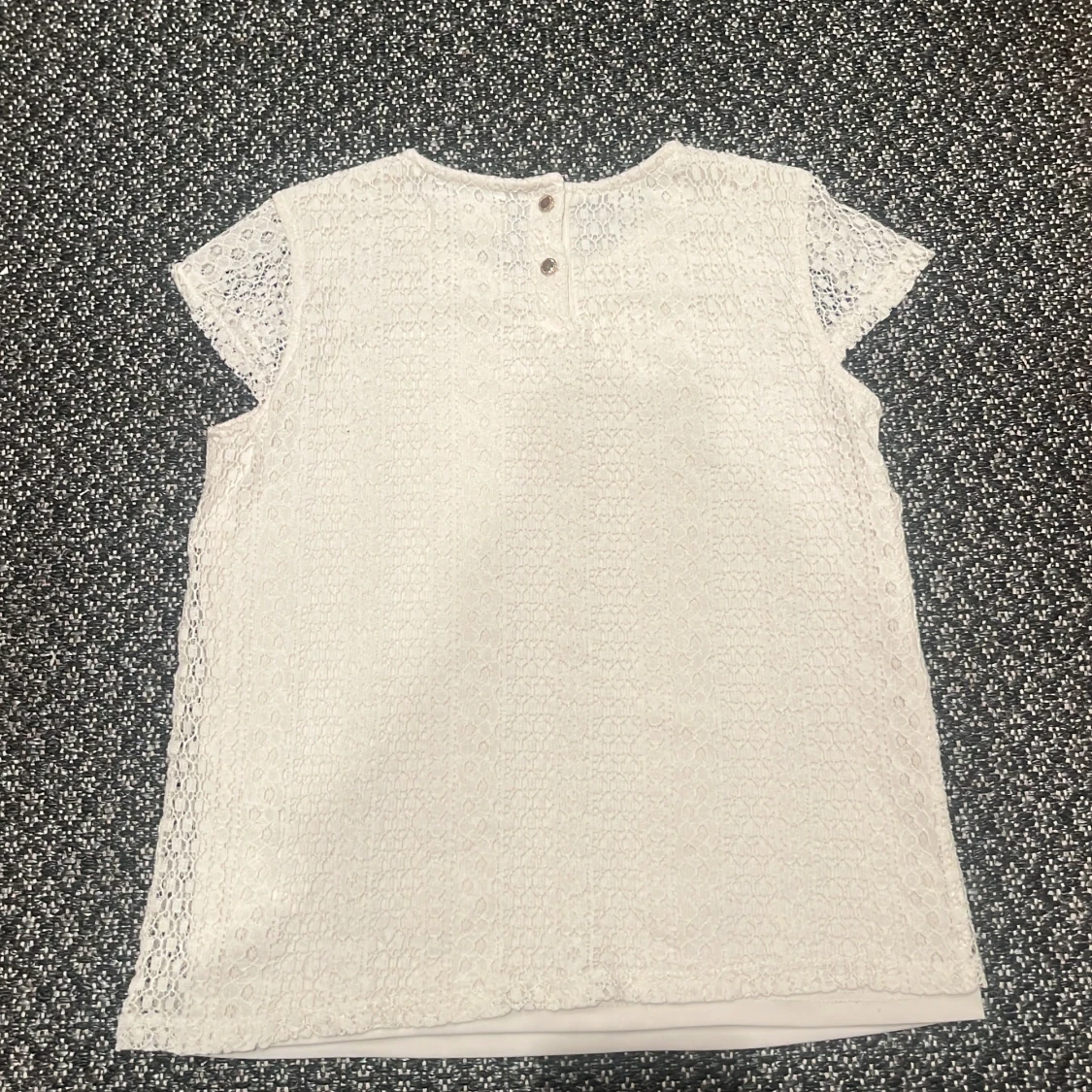 Vit spetsblus från Massimo Dutti - 1