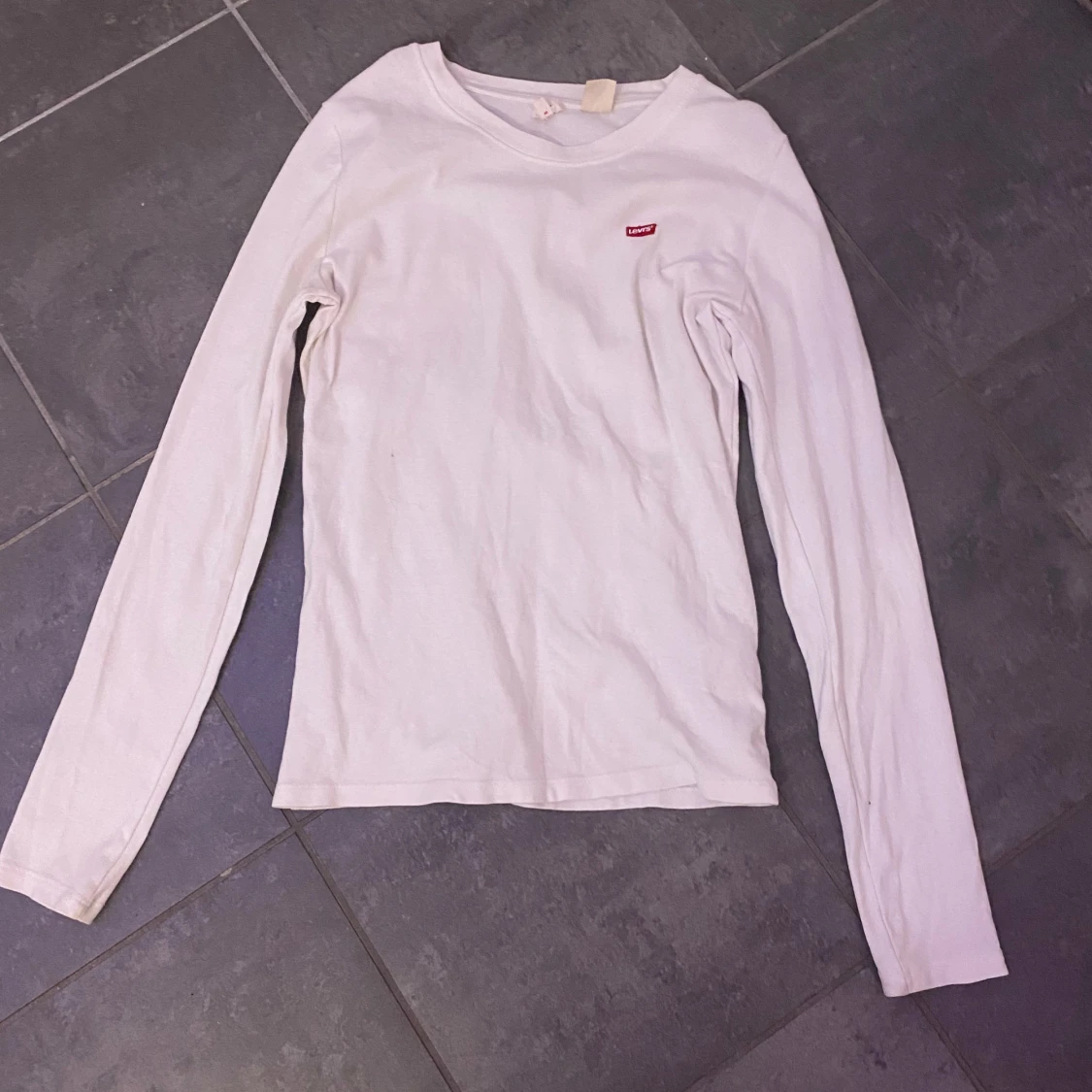 Vit långärmad tröja från Levi's