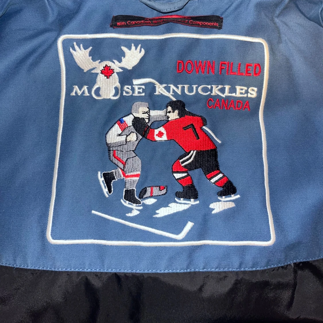 MOOSE KNUCKLES CHAMBRAY BLUE - 92