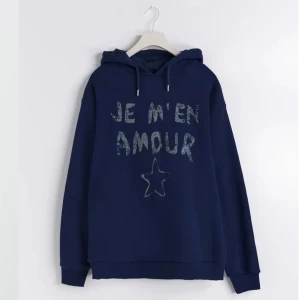 Gina hoodie - Slutsåld marinblå hoodie från ginatricot, knappt använd💗💗