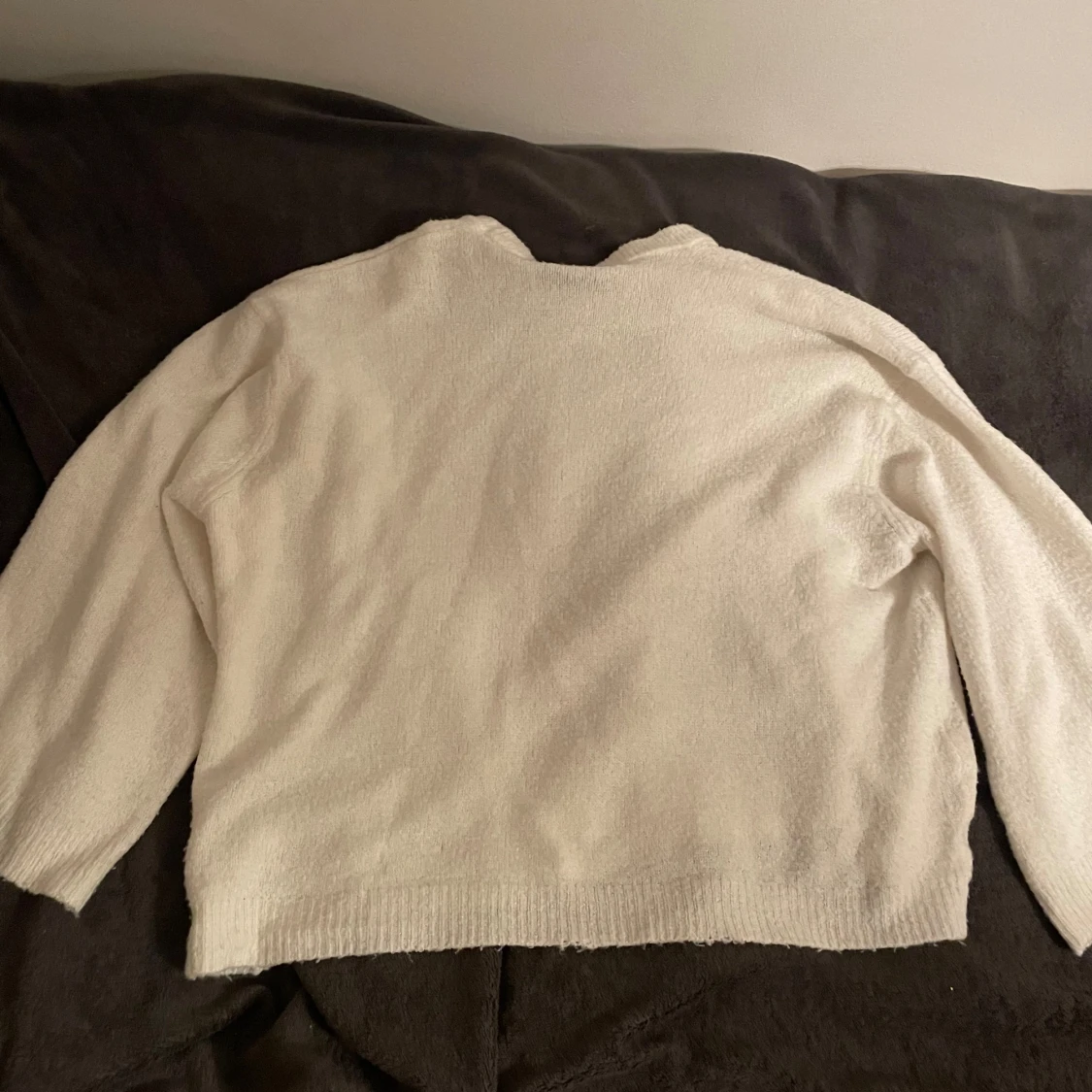 vit stickad tröja från lager 157! - 90