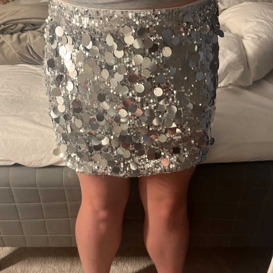 Glitter silver kjol🪩💖 - 91