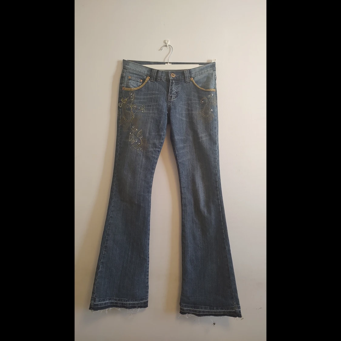 Lågmidjade bootcut jeans  - 90