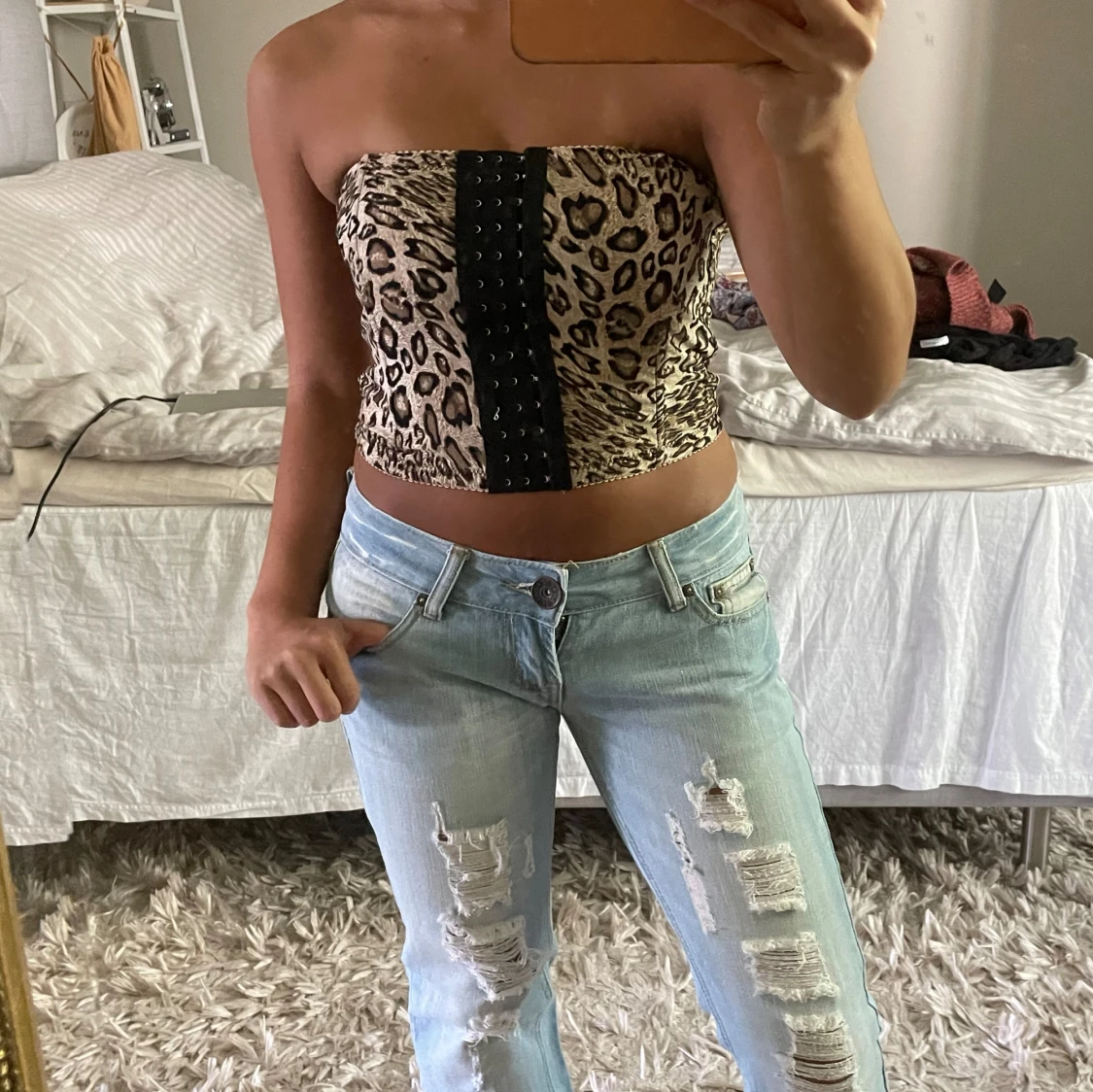 Leopard korsett  - 91