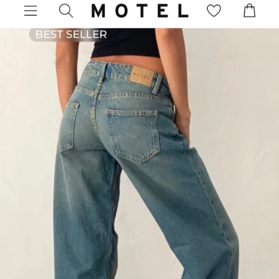 Motel rocks low waist jeans