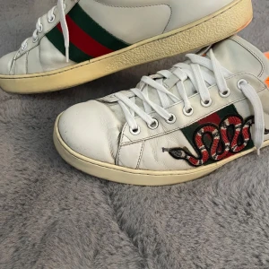 Vita Gucci Ace snake  - Perfekta skor för stil och fest