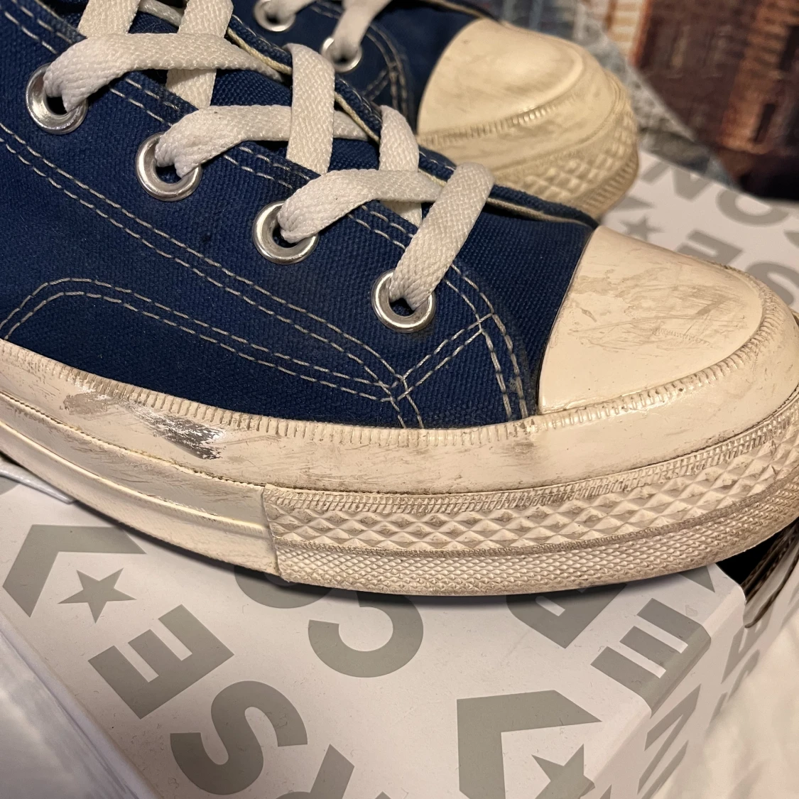 Converse x CDG Sneaker Blå - 91