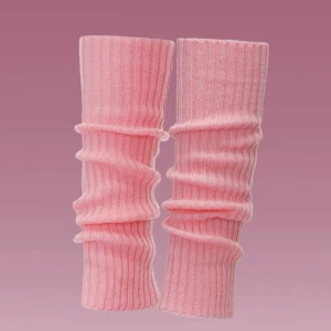 Benvärmare - Rosa benvärmare. 47cm långa och stretchiga