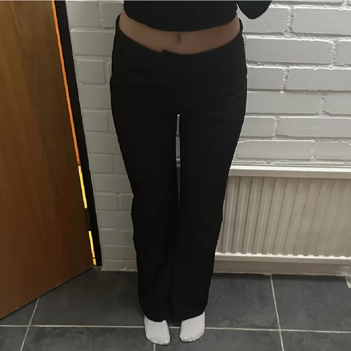 Lågmidjade kostymbyxor - 90