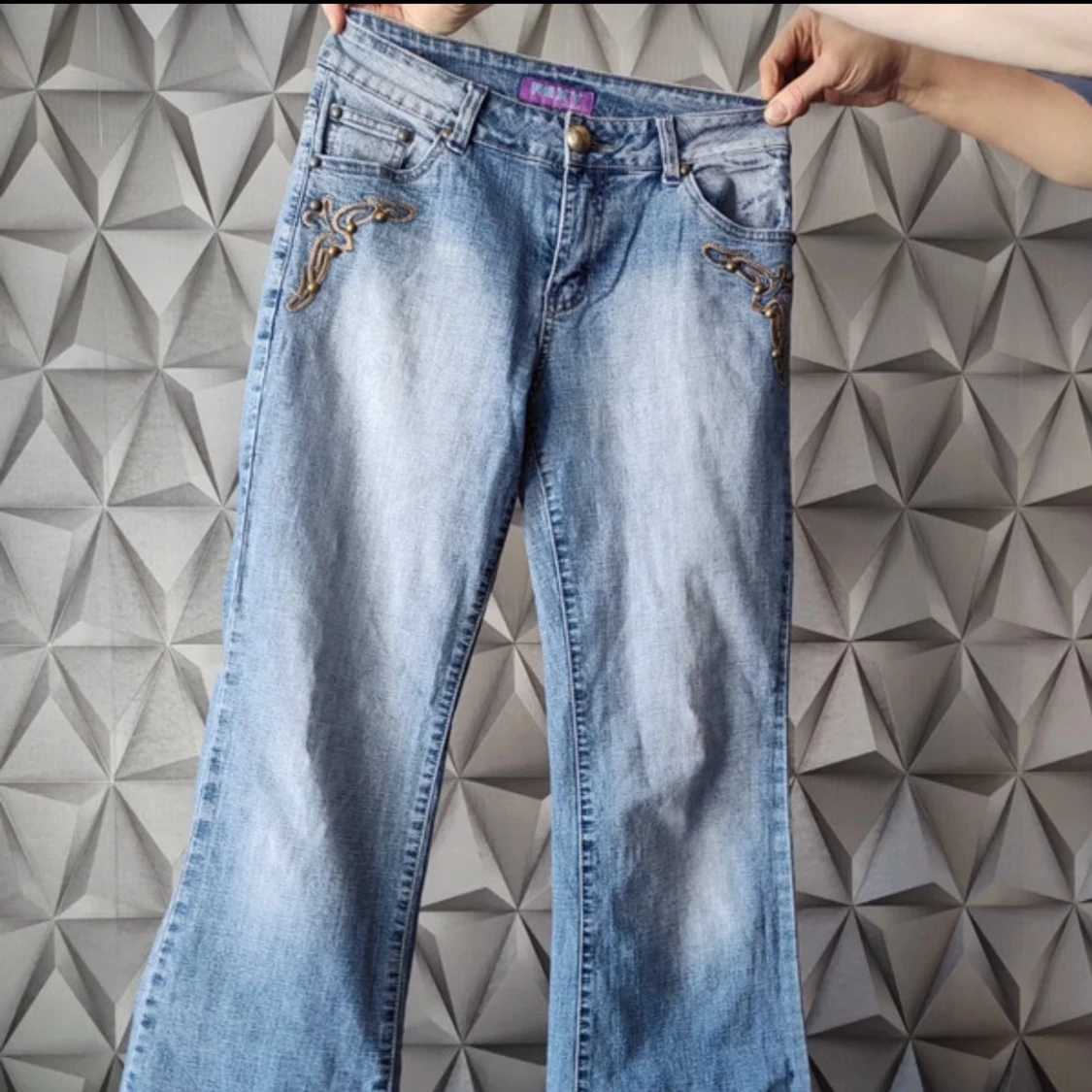 lågmidjade jeans