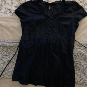 söt topp - Söt marinblå topp