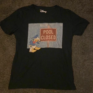 Disney donald duck t-shirt  - Sällsynt Disney t-shirt, Finns väldigt få av just denna ”pool closed” t-shirt Hör av er vid intresse!