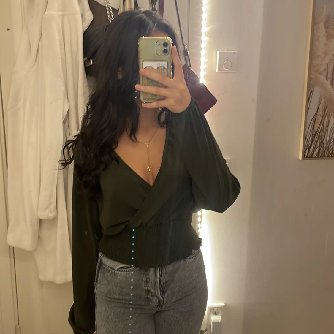 Grön långärmad - 90