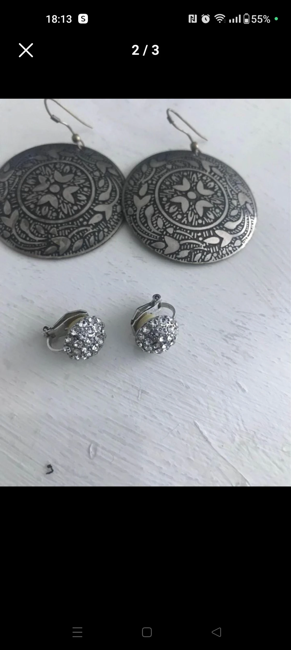 4st örhängen  - 90