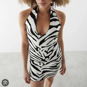 Zebra klänning - Helt oanvänd med lappar kvar från Gina tricot. Toppenskick.🤍 nypris 299kr