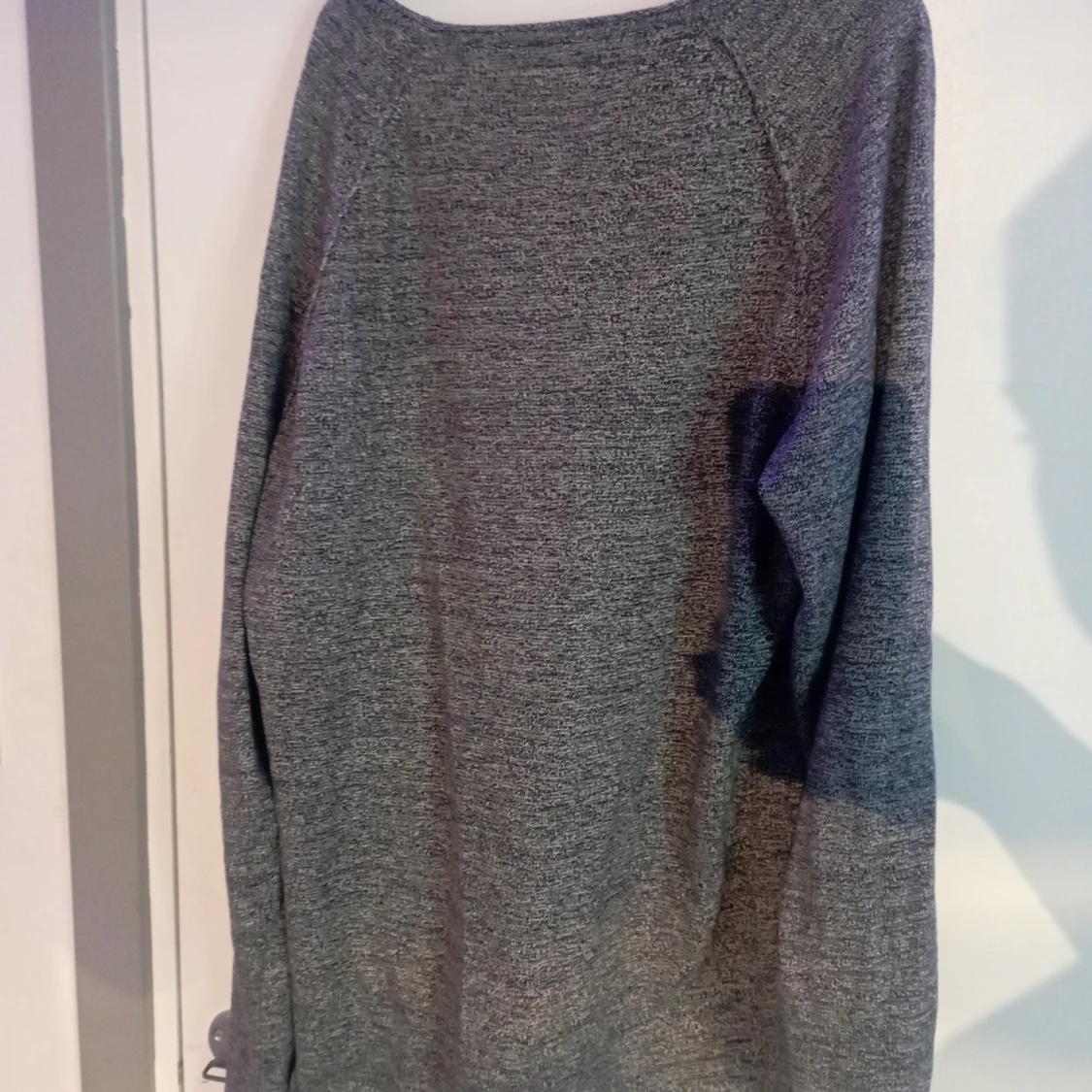 Grå långärmad  - 90