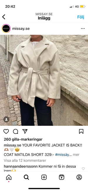 Missäy kappa - Jag säljer nu min Missäy kappa då den inte kommer till användning så ofta. Den är i modellen Matilda short. Den har inga tecken på användning då jag har använt den ca 5 ggr. Köparen står för frakten💕🌸