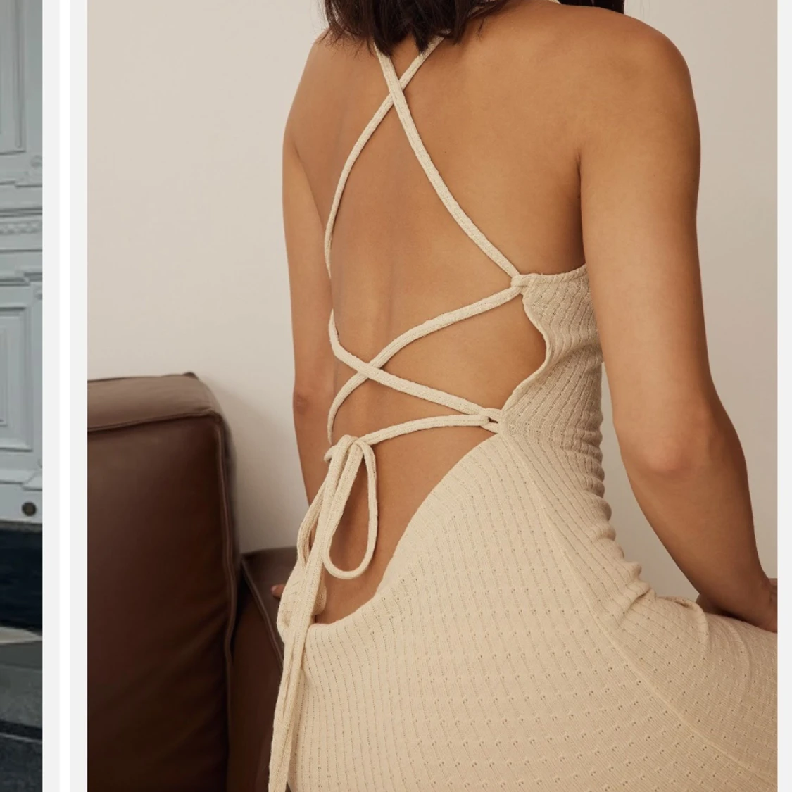 NA-KD beige klänning  - 90