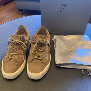 Giuseppe Zanotti skor  - Säljer mina Giuseppe zanotti skor i storlek 41 för ett super bra pris!!, dem är i jätte bra skick men lite smutsiga (inget som verkligen inte går bort) alla tillbehör finns och hänger självklart med😊