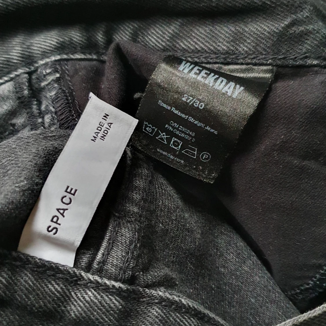 Svarta Weekday space Jeans  - 90