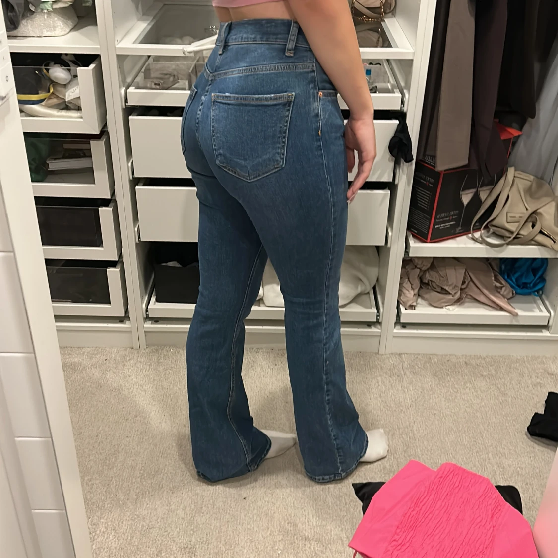 Lågmidjade jeans