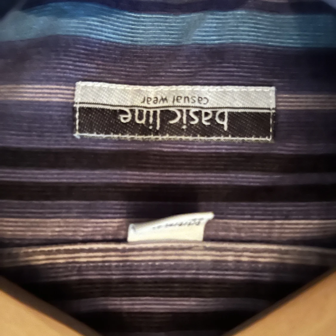 Randig skjorta i fin manchester - 91