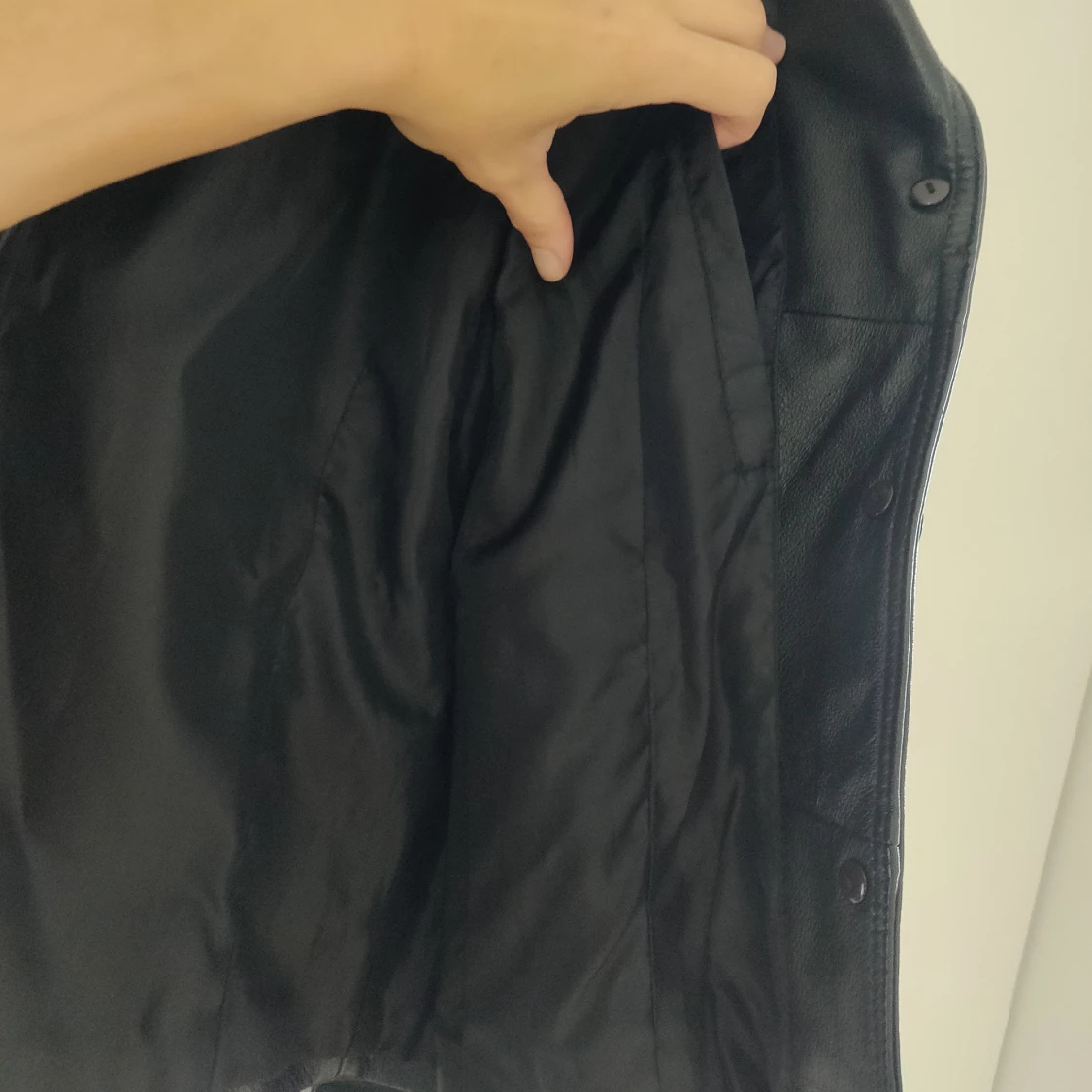 Fejk läder kavaj jacka  - 90