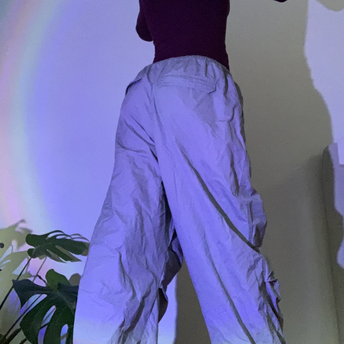 Silvriga trackpants - 90