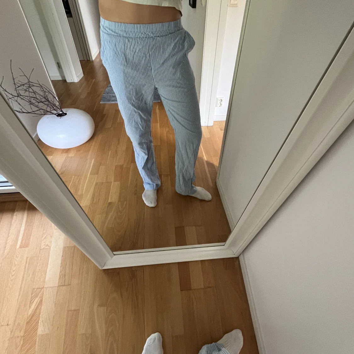 Randiga byxor/pjamasbyxor - 91