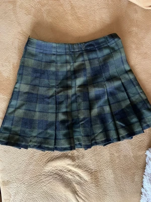 Check kjol - Vintage minikjol 