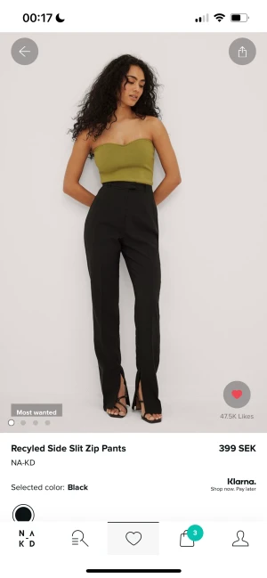 Nakd kostym byxa ny skick - Köpte denna för ett tag sedan och retur tiden har gått ut. Säljs för att den är för lång. Köpt för 399 kr och säljs för 250 + frakt kr. Storlek 36. 