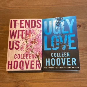 2st Colleen Hoover böcker - It ends with us och Ugly love från colleen hoover, superbra skick! fråga för mer bilder eller vid funderingar 😇💛