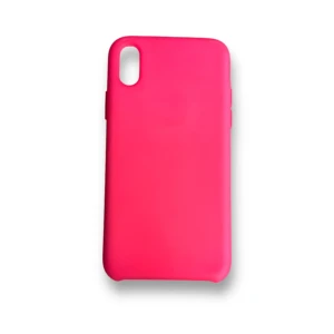 iPhone X / XS - Neonrosa mobilskal