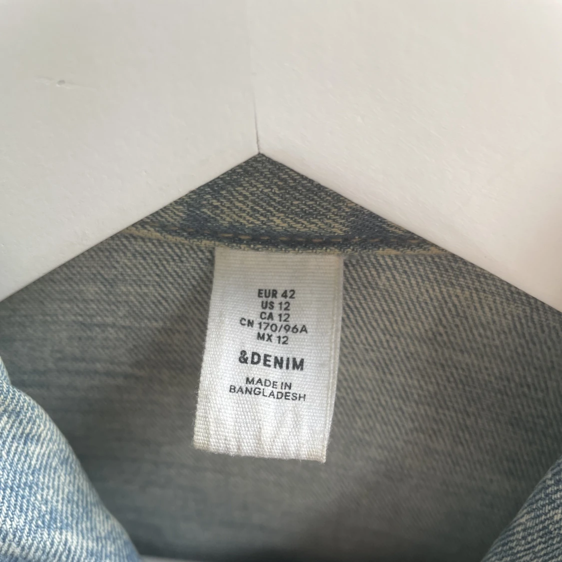 lightwash jeansjacka - 90