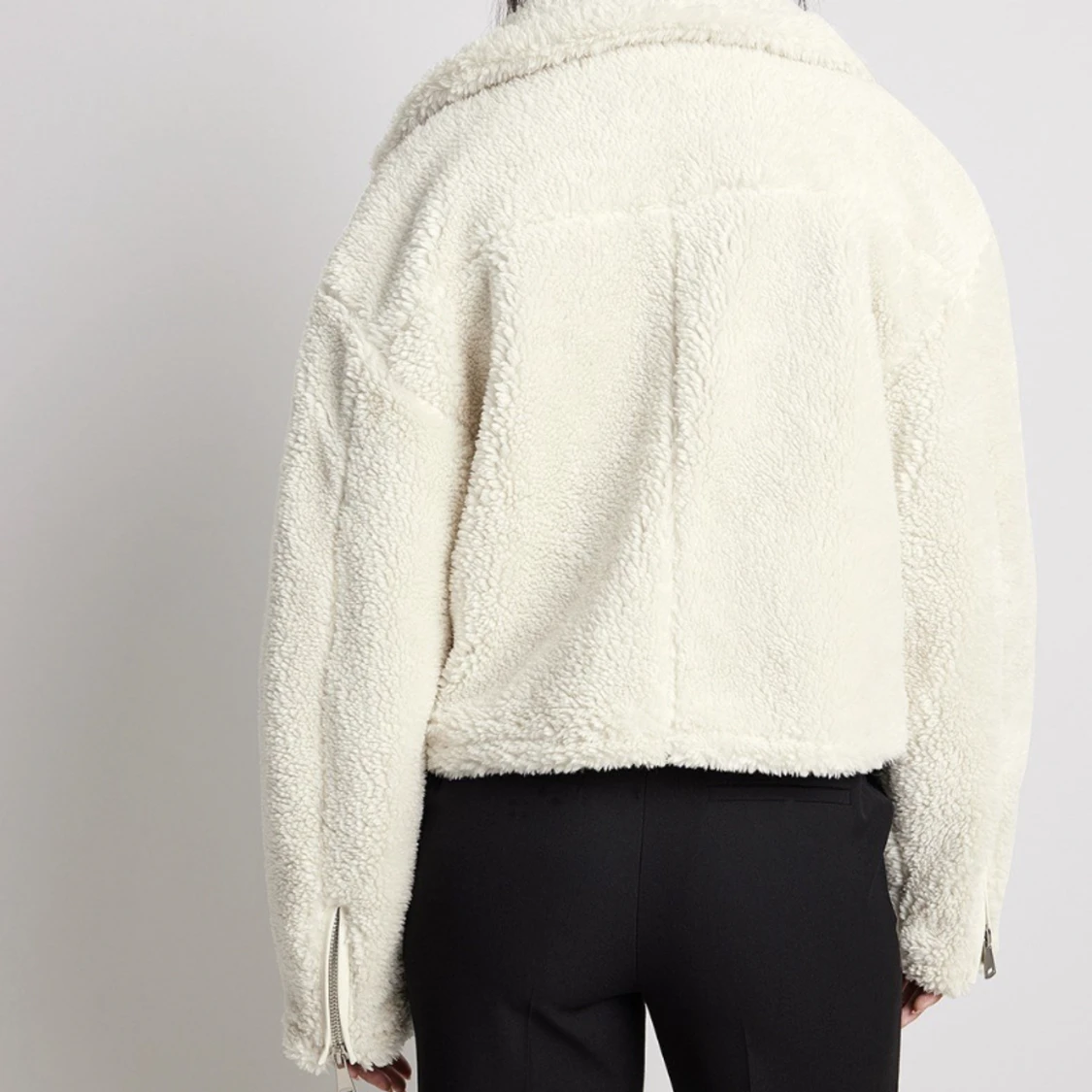 Kort teddyjacka vit nakd - 90