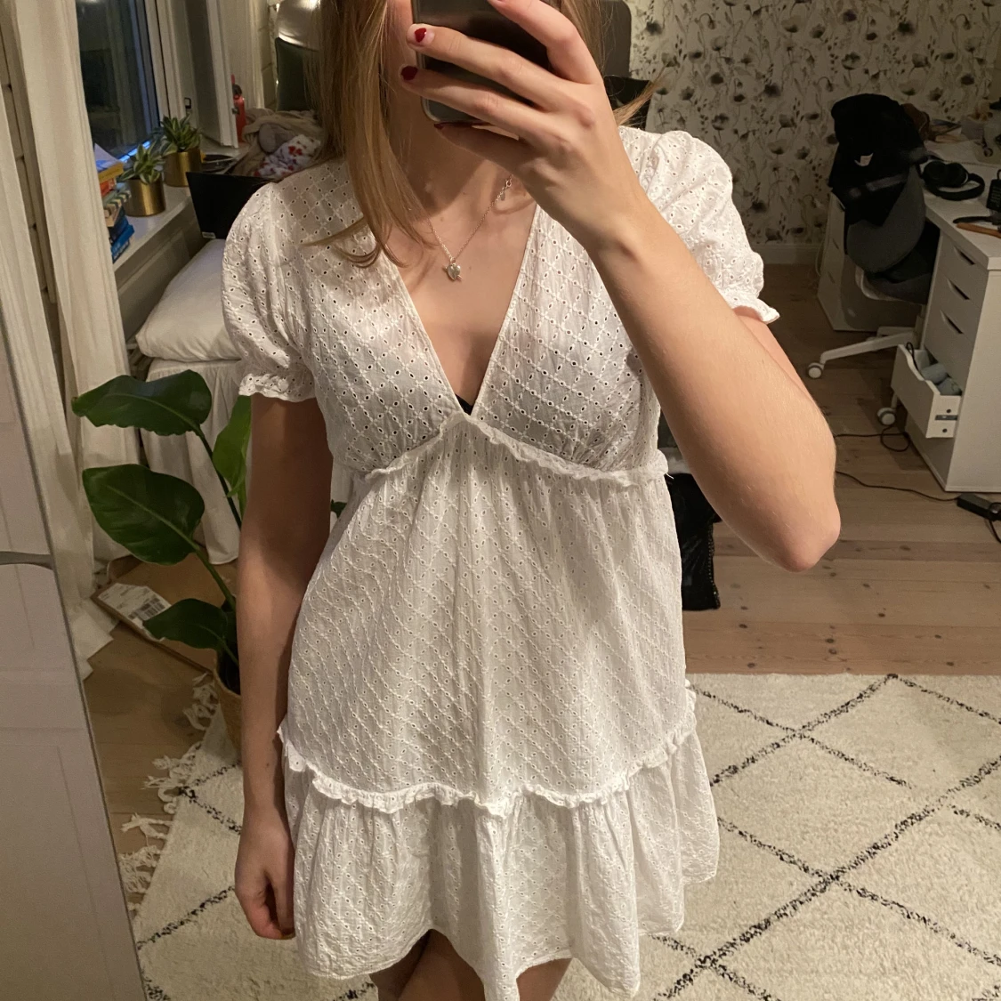 Zara klänning vit - 90