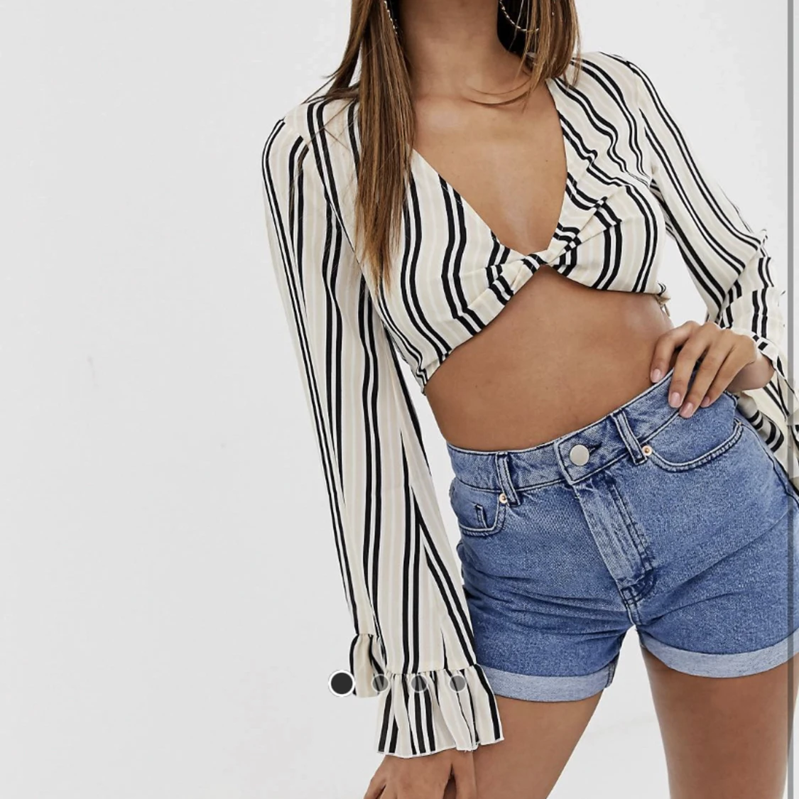 Randig topp i strl 34